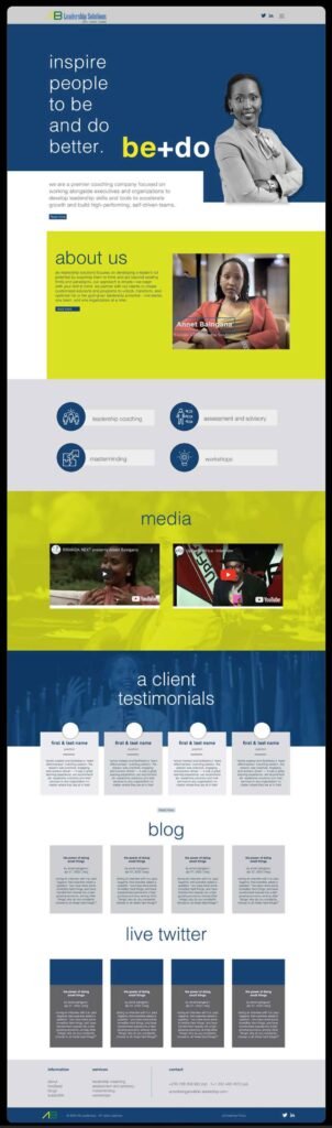ab leadership website main page