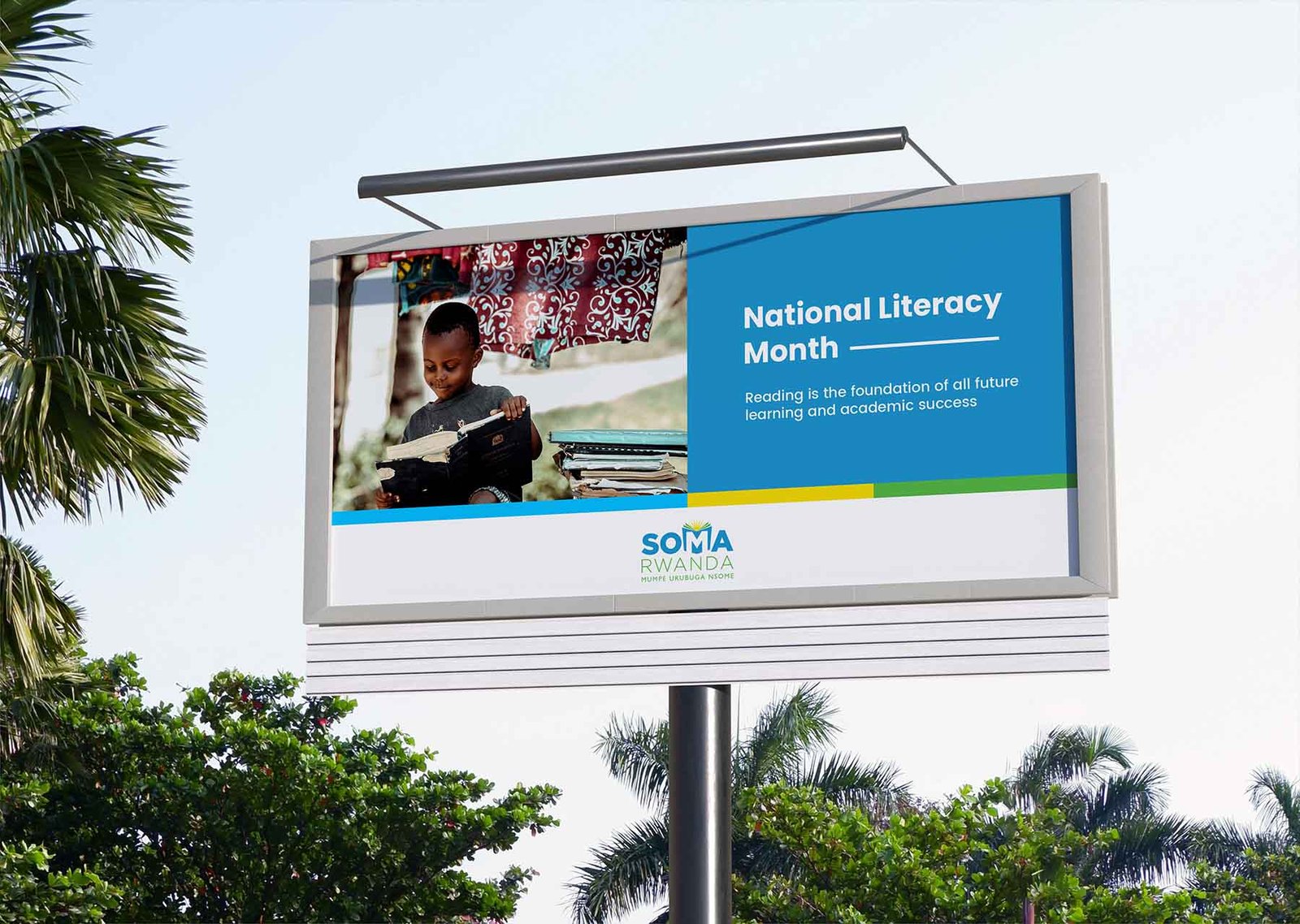 Free City Outdoor Advertising Billboard Mockup