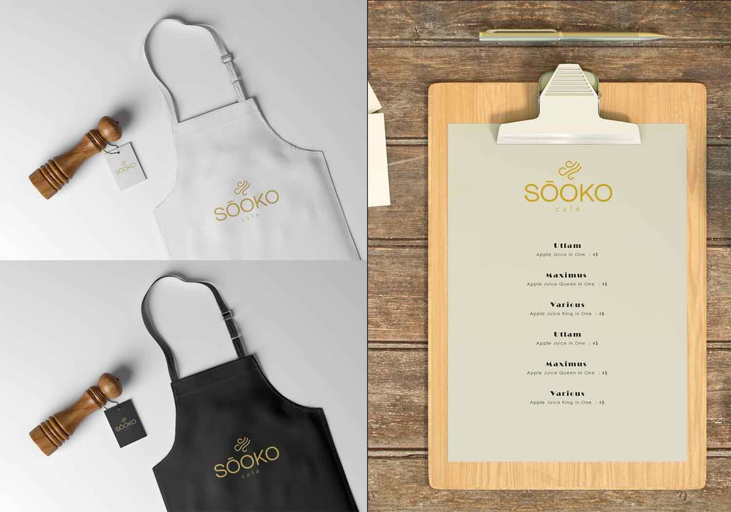 sooko cafe items